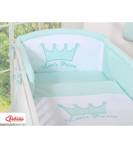 Vauvan sängyn reunapehmuste  - Little Prince/Princess Minttu