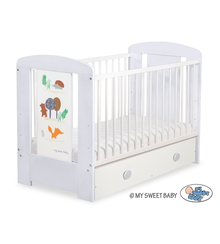 Vauvan sänky 120x60cm Hullu susi +Säilytyslaatikko   MAXI Metsä