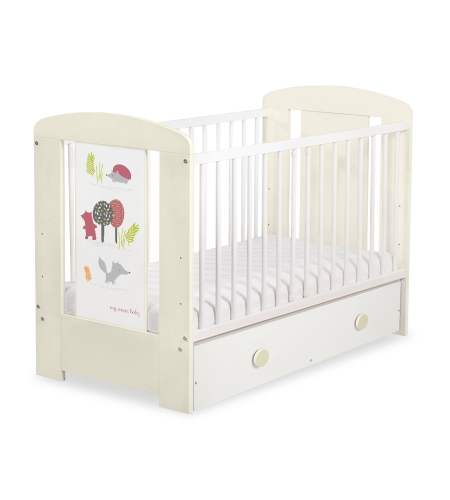 Vauvan sänky 120x60cm Hullu susi +Säilytyslaatikko   MAXI Metsä