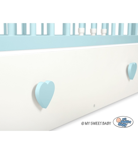 Vauvan sänky 120x60cm Lorenzo + Vetolaatikko vauvan sänkyyn MAXI