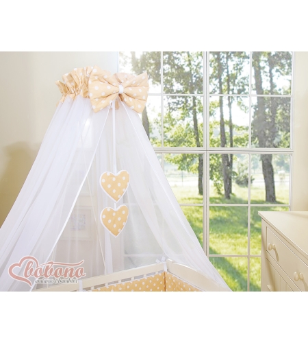 Vauvan sivusänky + patja + vuodevaatesetti - Little Prince/Princess Beige