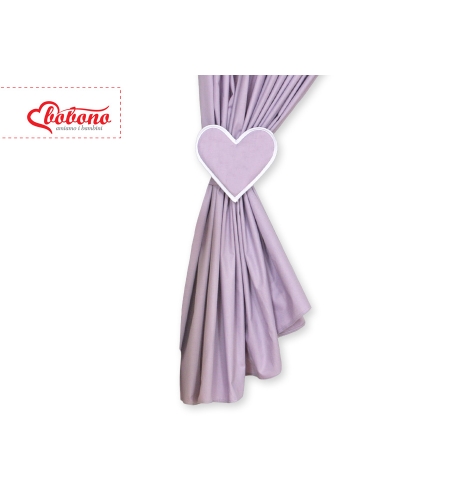 Vauvan verhot - Hanging Hearts Violetti