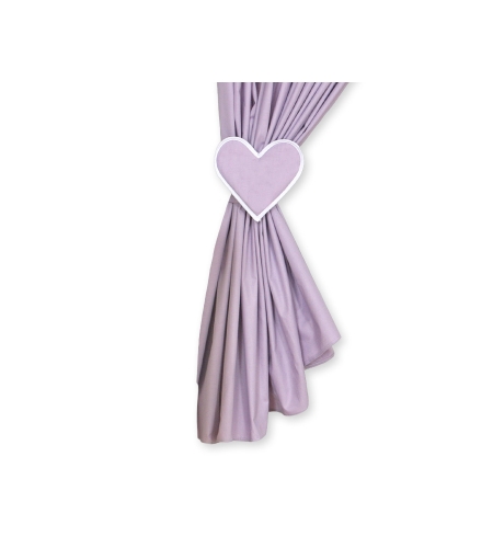 Vauvan verhot - Hanging Hearts Violetti