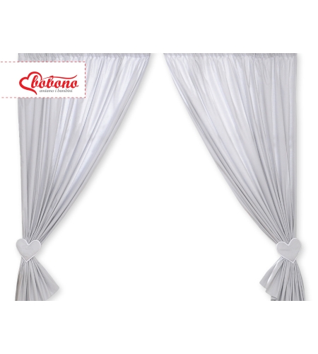 Verhot vauvan huoneeseen - Hanging Hearts Harmaa