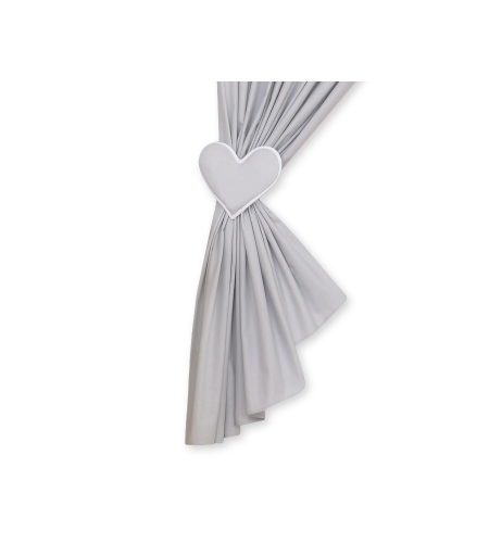 Verhot vauvan huoneeseen - Hanging Hearts Harmaa