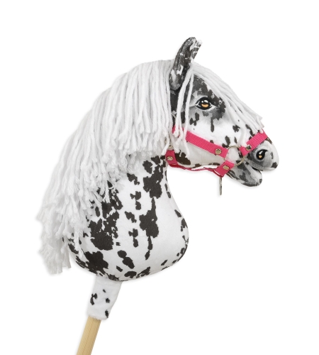 Valkoinen Harja Hobby Horse Black White A3