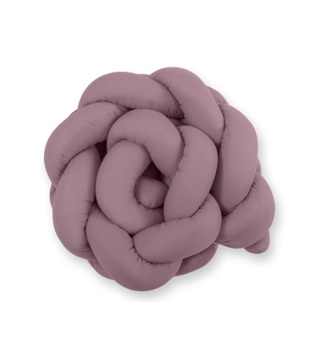 Pinnasängyn reunapehmuste - Knot 180cm pastellinvioletti